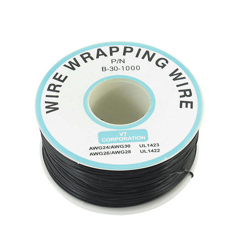 래핑와이어 검정색 (Wire Wrap Wire - Black (30 AWG)) l 200m